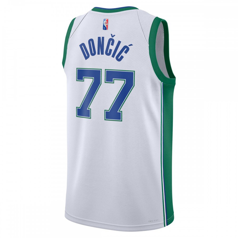 Luka Doncic Dallas Mavericks 2021/22 Swingman Jersey - City Edition - White-Pro Kit Vault | Brand New 26/27 Sports Jerseys